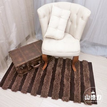 【山德力】ESPRIT羊毛地毯 70X140cm 大地棕