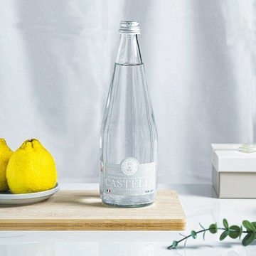 卡司得洛 | 天然礦泉水 750ML X 12瓶 | 天然純淨 玻璃瓶灌裝
