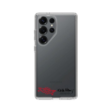 Galaxy S25 Ultra Clear 透明 - Keith Haring - Flying Heart