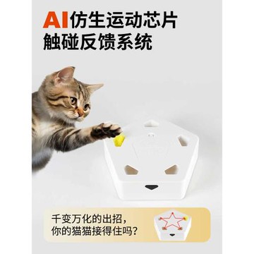 貓玩具自嗨解悶充電自動逗貓球寵物玩具智能感應貓咪模擬捕獵逗貓