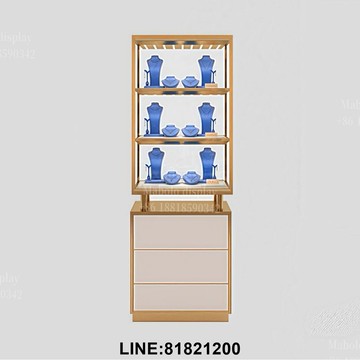 珠寶櫃 展示櫃 首飾櫃 免運 熱銷 速發 附發票 高端珠寶訂製珠寶精品展示櫃多層展示塔多功能展示架