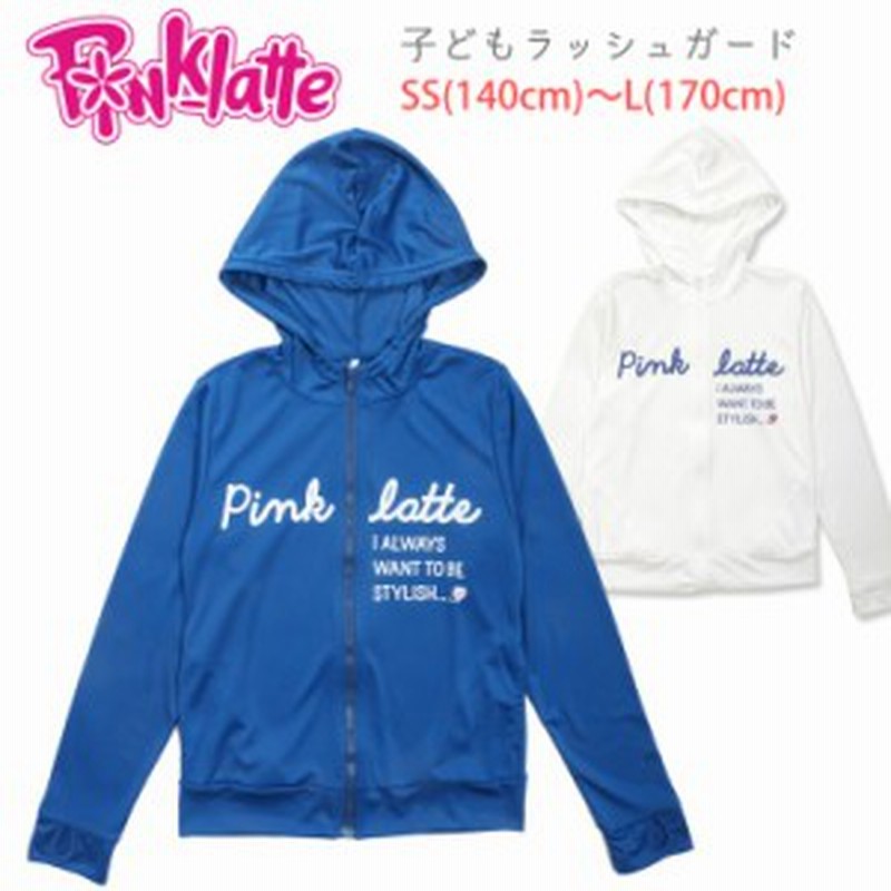 Pink Latte キッズ ジュニア女の子用長袖ラッシュガード水着 140 150 160 170 Ss S M L Plt P L T メール便可 No Sw2379 通販 Lineポイント最大get Lineショッピング