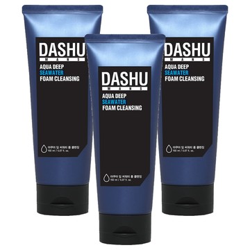 DASHU 男性海洋深層水泡沫洗面乳  150ml  3條