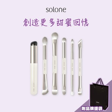 【Solone】輕旅行必備 一刷兩用超方便✌️袖珍刷具6件組