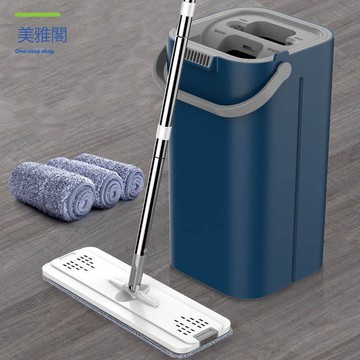 平板懶人拖把 家用神器一拖凈免手洗 拖布吸水墩布托布地拖套裝帶桶M9/12