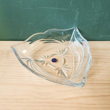SOGA 日本水晶玻璃三角盤 水果碗