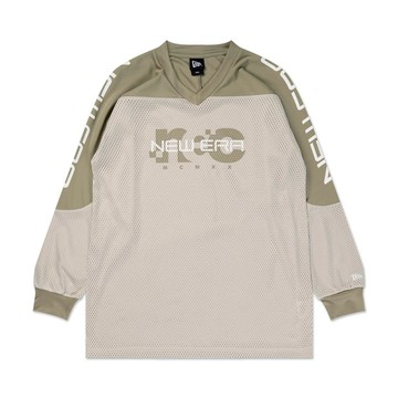 NEW ERA 男女 長袖上衣 URBAN CORE NEW ERA 卡其/石灰 NE14891499