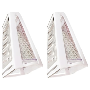 AFAMIC 艾法 超省力多功能雙面粗細附收集盒高硬度蔬果刨絲器 蘋果/胡蘿蔔 刨絲器/切菜器  1組