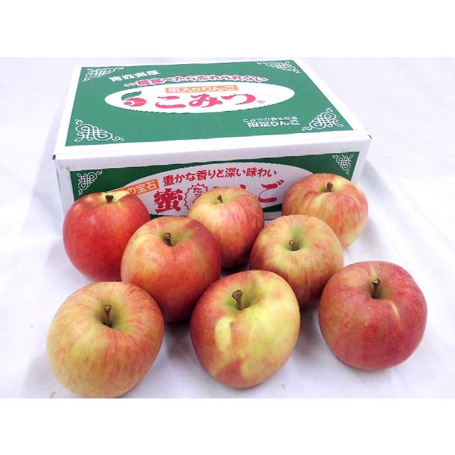りんご 青森県 蜜だらけりんご ”こみつ” ちょっと訳あり 6〜12玉前後 約2kg 産地化粧箱 こうとくりんご 送料無料
