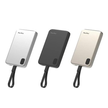10000mAh up Meet Mind 吸附式線充行動電源-Lightning鋁合金款