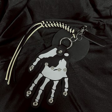 ☆LimeLight☆ 骨頭 麻花繩 復古 短褲鍊 腰鍊 褲鍊 鑰匙圈 層次搭配 百搭 圓圈褲鍊 褲頭吊飾 鑰匙扣