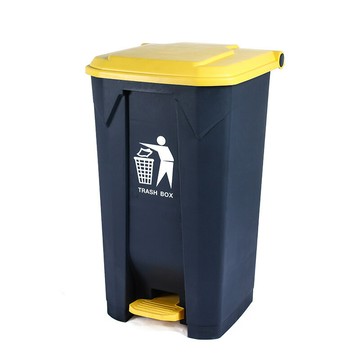 戶外腳踏式垃圾桶 室內加厚環衛帶蓋家用塑料大號廚房分類垃圾筒[DD080109]