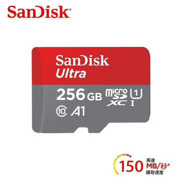 【SanDisk】Ultra microSDXC UHS-I A1 256GB 記憶卡【三井3C】
