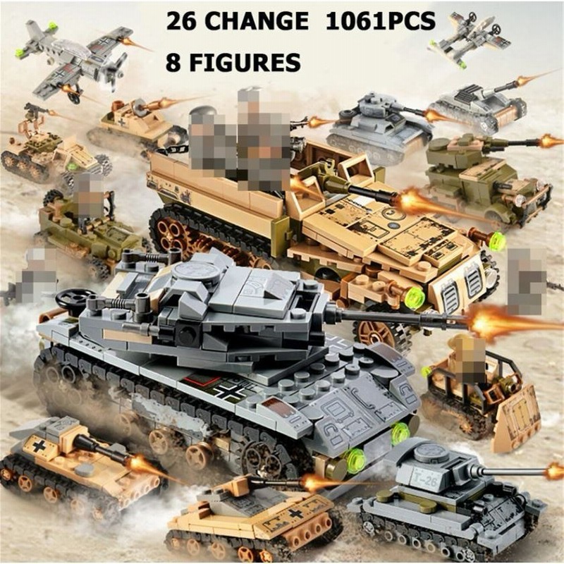 Lego互換 レゴ戦車 軍用車両 ミサイル車など26種組立 8フィギュア 通販 Lineポイント最大get Lineショッピング