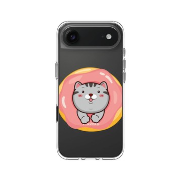 iPhone Air Clear Case（相機按鈕） 透明 - VITA VITA．塔仔是隻貓 - 再吃一口胖嘟嘟