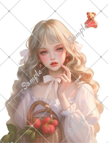 原創人物貼紙 裝飾貼紙 一組內含5張