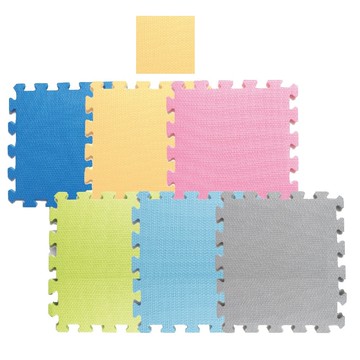 [家速配]生活家舒柔墊9入-粉黃色