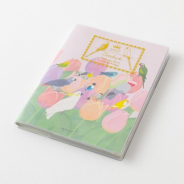 MIDORI 2027 Pocket Diary 手帳(月雙週) A6 小鳥