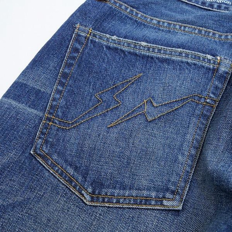 SEQUEL ×Fragment Design DAMAGE DENIM PANTS USED加工デニム