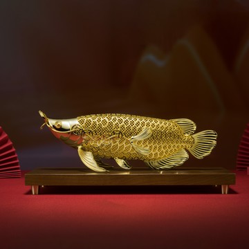 花絲金龍魚(鍍金版)