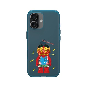 iPhone 17 Clear (相機按鈕) 夜幕藍 - Contemporary Tokyo - 獅獅麥透明