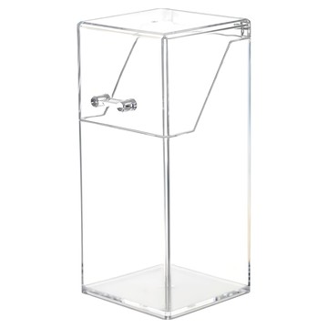 SKB 可倒立刷具收納盒 ABS化妝刷座  透明色  1個