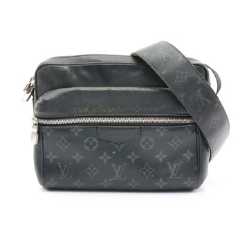 LOUIS VUITTON LV 路易威登 Outdoor Messenger PM 肩背包 黑色 原花帆布 M30233 【二手名牌BRAND OFF】