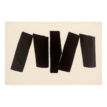 藝術掛畫｜Kim Lim : Bridge II - 銀色鋁框