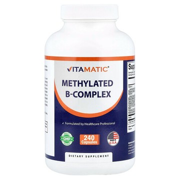 Vitamatic, Methylated B-Complex, 240 Capsules