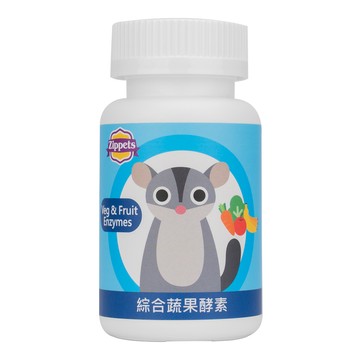 Zippets 【3入組】-小動物綜合蔬果酵素錠 80錠