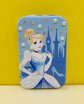 【震撼精品百貨】仙履奇緣灰姑娘_Cinderella~迪士尼公主系列隨身雙面鏡-灰姑娘#21484