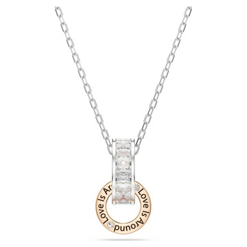 Connexus 鏈墜, 混合式切割, `Love is around`, 白色, 多種金屬潤飾