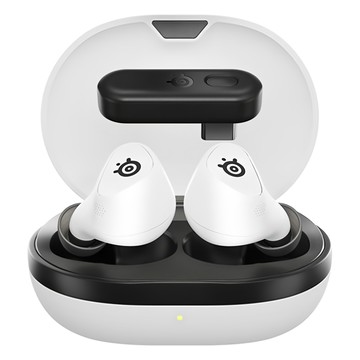 SteelSeries賽睿 Arctis GameBuds 真無線遊戲耳機 白色 輕巧舒適 無線自由  HS35
