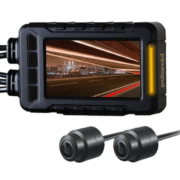 Polaroid 寶麗萊 小蜂鷹 機車夜視雙鏡頭行車記錄器 內建GPS天線 附32G記憶卡 MS279WG  1個