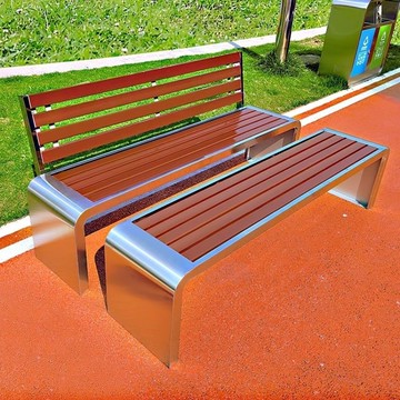 免運 戶外桌椅 戶外公園椅 長椅  不銹鋼戶外長椅公園椅室外條凳廣場商場公共座椅游樂園幼兒園長椅特惠/開立發票 售後保障 k1221