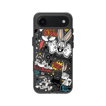 iPhone Air Clear (相機按鈕) 酷墨灰 - 樂一通 Looney Tunes - 搗蛋系列-兔巴哥