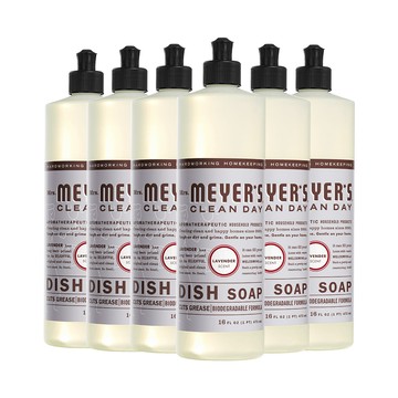 Mrs. Meyer's梅耶夫人 香氛洗碗精-薰衣草473ml x6入