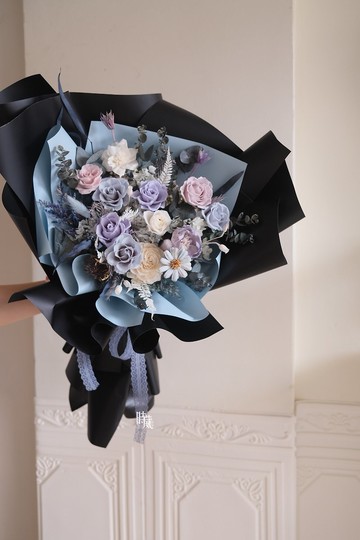 沈穩 不凋花花束