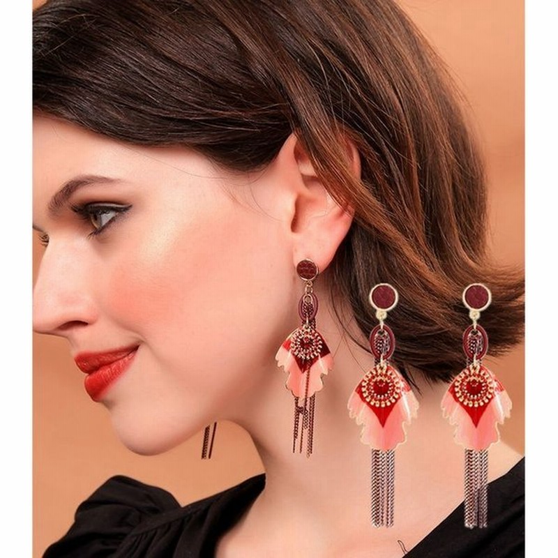 タッセルピアス タッセルイヤリング イヤリング イヤーカフ レディース アクセサリー ピアス タッセル チェーン ロングピアス おしゃれ きれいめ 上 通販 Lineポイント最大0 5 Get Lineショッピング