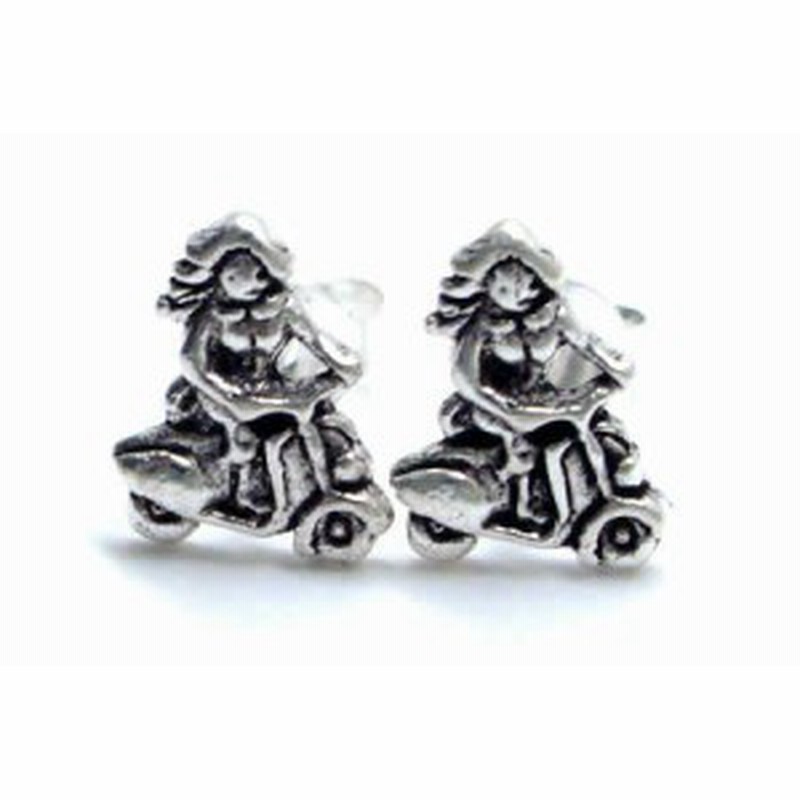 べスパスタッドピアス 1ペア販売 両耳 バイクに乗ってる人 単車 オートバイ ライダー シルバー925 スターリングシルバー 高級 オリジナル 通販 Lineポイント最大1 0 Get Lineショッピング