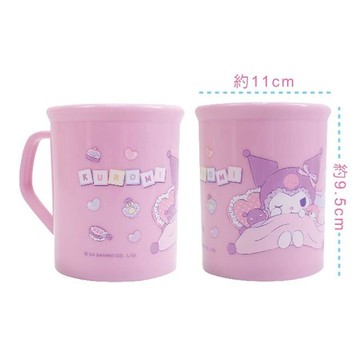小禮堂 酷洛米 塑膠單耳水杯 300ml (甜夢時光)