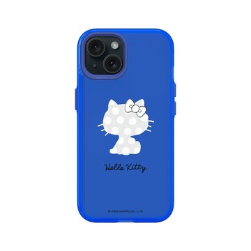 iPhone 15 Clear 激光藍 - 三麗鷗-Hello Kitty - 隱形