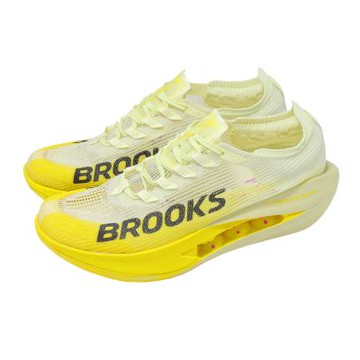 Brooks 競速跑鞋 Hyperion Elite 5 男鞋 黃灰 碳板 緩衝 慢跑鞋 1000491D756