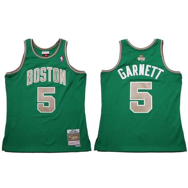 MITCHELL & NESS M&N 球衣 聖派翠克 KEVIN GARNETT 07-08 賽爾提克 綠 球迷版 (布魯克林) MNSWJG2201H