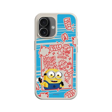 iPhone 17 SolidX 貝殼灰 - Minions - Minions - Bob draws
