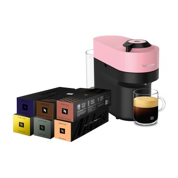 Nespresso Vertuo POP 晨間美式6條裝 - 櫻花粉