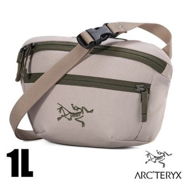 【ARCTERYX 始祖鳥】Mantis 1L 多功能 斜背包(僅165g).腰包.側包.單肩包.側背包/ X000009234 盧恩褐/龍紋綠