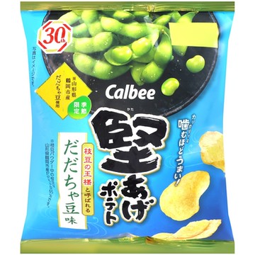 (即期良品)Calbee 堅脆洋芋片-毛豆風味 60g