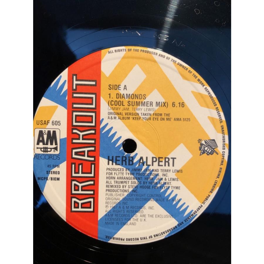 HERB ALPERT   DIAMONDS 12inch BREAKOUT