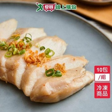 野人舒食台式油蔥雞胸10包/組(180g/包)【愛買冷凍】